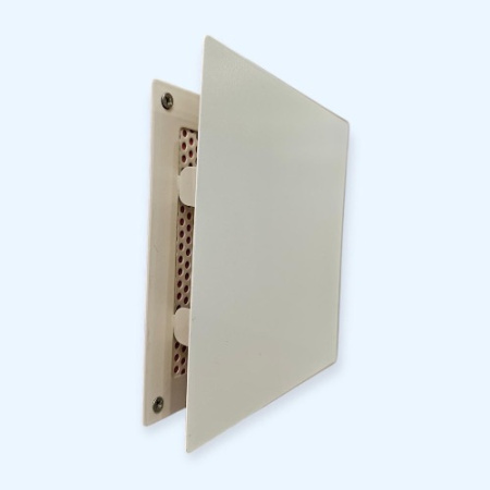 1414RVM Beige (бежевый) ERA Решетка вентиляционная RVM сетка разъемная на магнитах 140х140 окраш.сталь